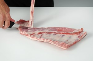 Lamb Spare Rib Meat Cut Spec Step 2